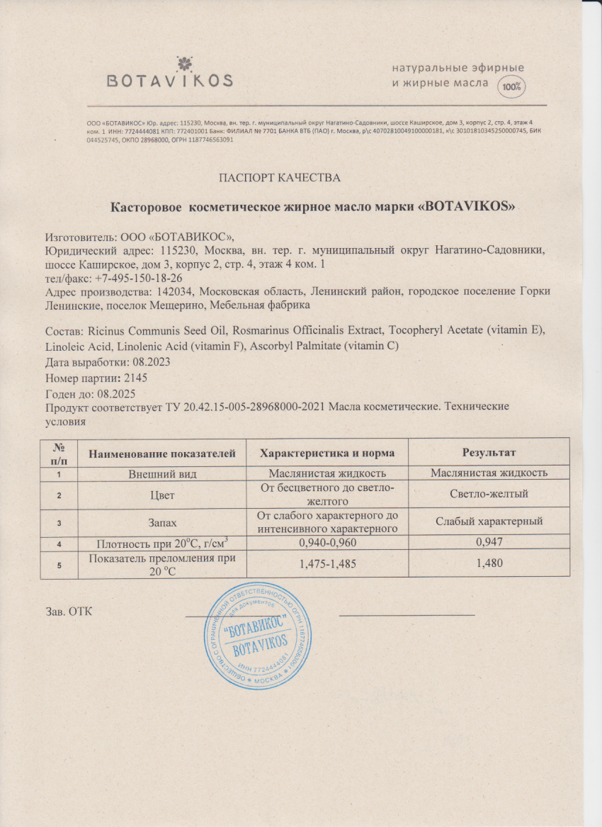 Паспорт №082023